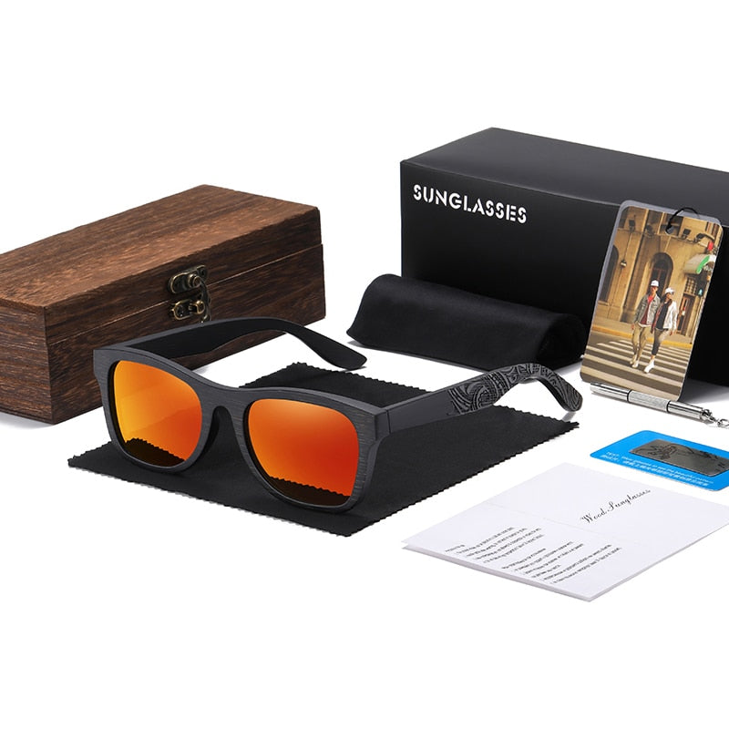 Bamboo Tribal Polarized Glasses