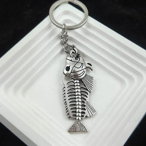 Fish Bone Keychain