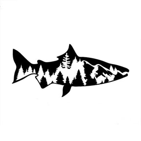 Salmon Wall Art Sticker