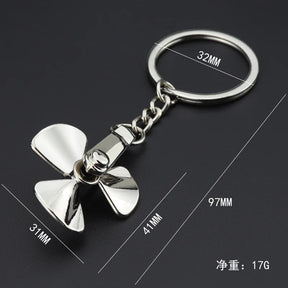 Rotating Propeller Keychain