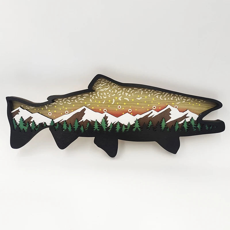 Wooden Carved fish