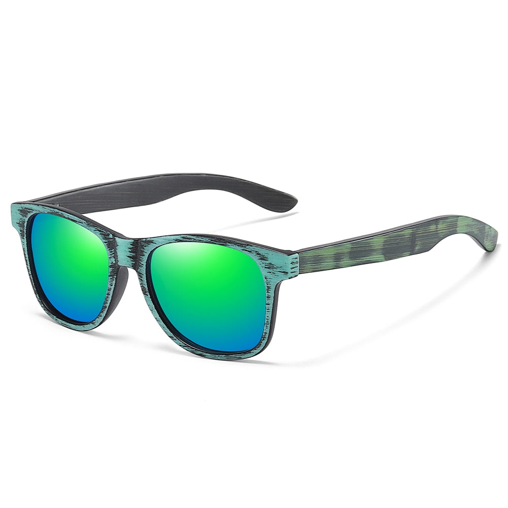 Carbon Stlye  Bamboo Glasses Polarized