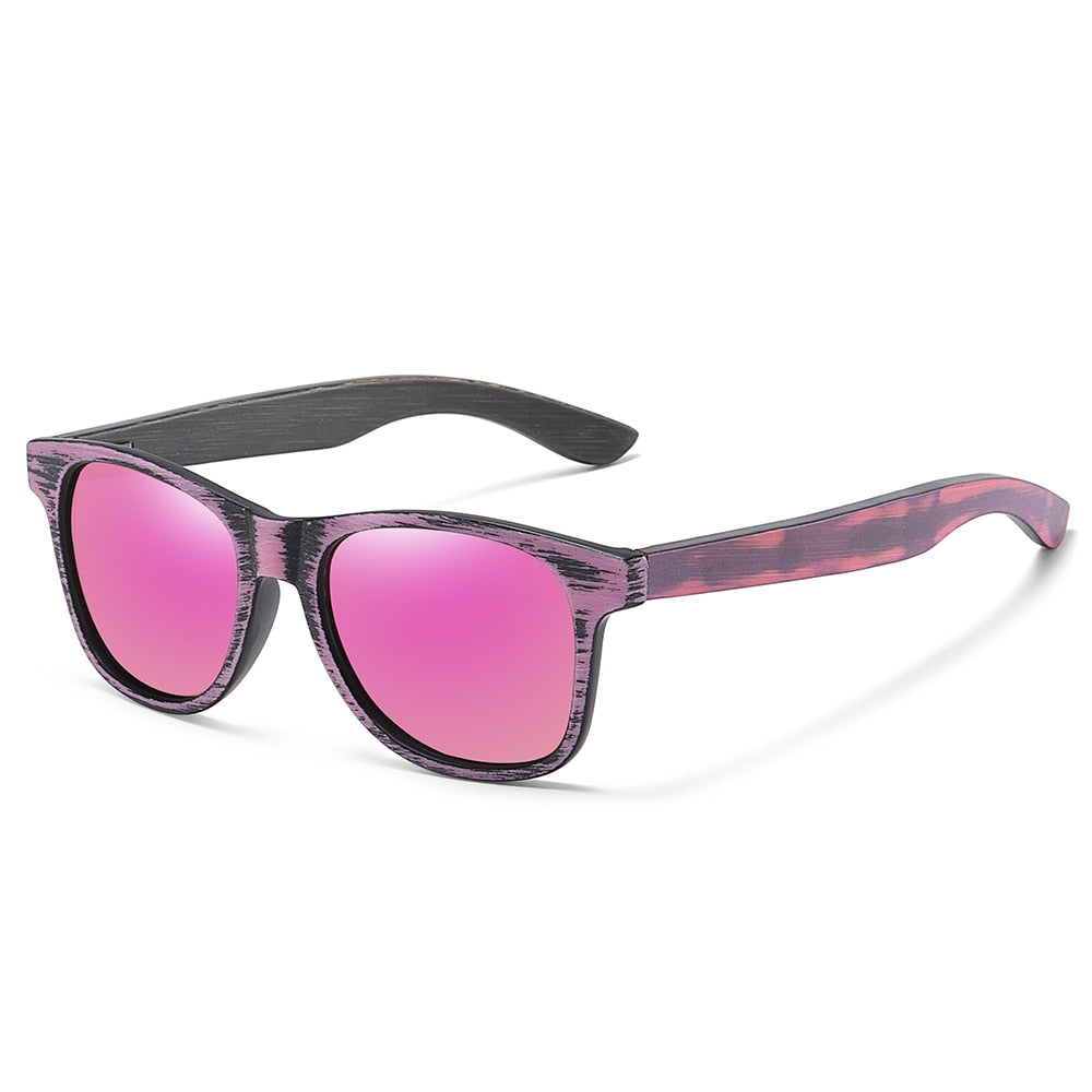 Carbon Stlye  Bamboo Glasses Polarized
